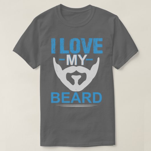 Ik hou van mijn baard 4 t-shirt (Design voorkant)