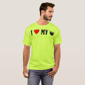 Ik hou van mijn baard t-shirt (Voorkant volledig)