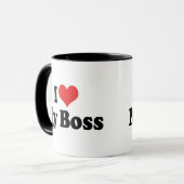 Ik hou van mijn baas mok (Voorkant links)