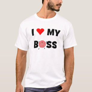 Ik hou van mijn baas t-shirt