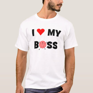 Ik hou van mijn baas t-shirt