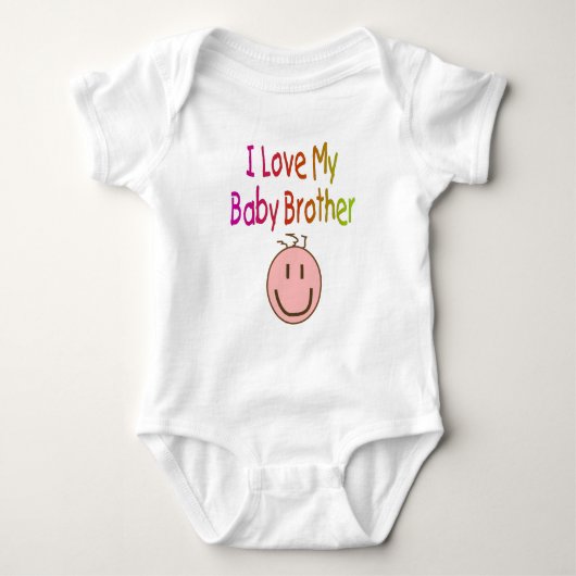 Ik hou van mijn Baby Broeder - Kind T-Shirt en Gif (Voorkant)