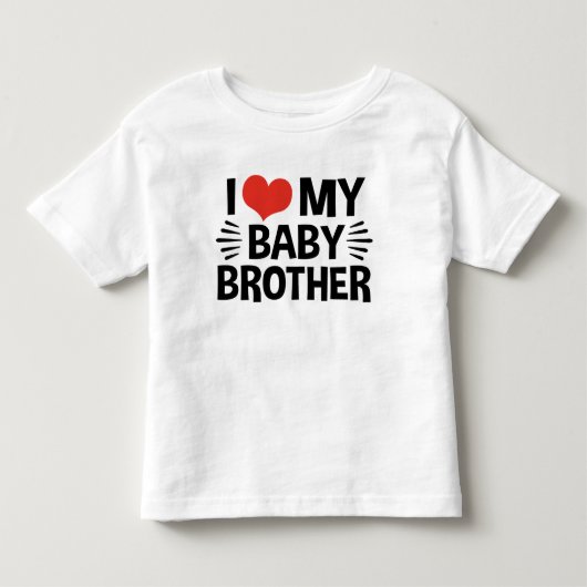 Ik hou van mijn Baby broer Kinder Shirts (Voorkant)