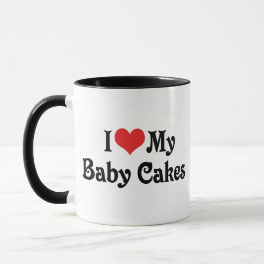 Ik hou van mijn baby cakes mok (Links)