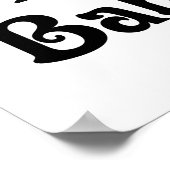 Ik hou van mijn baby Girl Poster (Hoek)