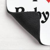 Ik hou van mijn Baby Muismat (Hoek)