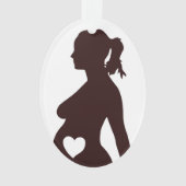 IK HOU VAN MIJN BABY ORNAMENT (voorkant)