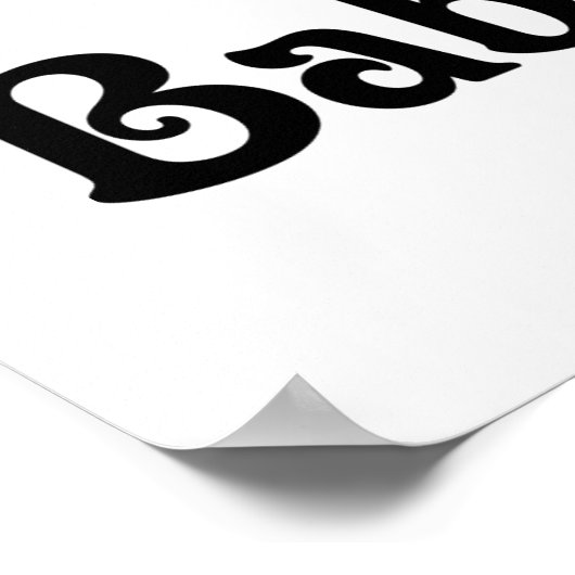 Ik hou van mijn Baby Poster (Hoek)