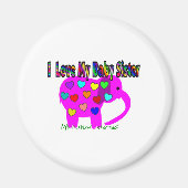 Ik hou van mijn Baby zuster Magneet (Voorkant)