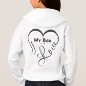 Ik hou van mijn Bae • Jij = ♥ (Achterkant)