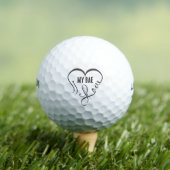 Ik hou van mijn Bae • Jij = ♥ Golfballen (Insitu Shirt)