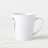 Ik hou van mijn Bae • Jij = ♥ Latte Mok (Rechts)