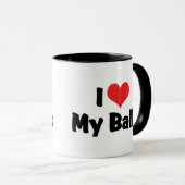 Ik hou van mijn ballen mok (Voorkant rechts)