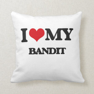 Ik hou van mijn Bandit Kussen