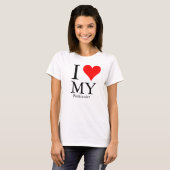 Ik hou van mijn Bartender T-shirt (Voorkant volledig)