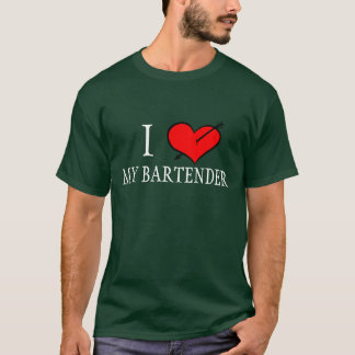 Ik hou van mijn Bartender T-shirt