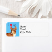 Ik hou van mijn Basenji Etiket (Insitu)