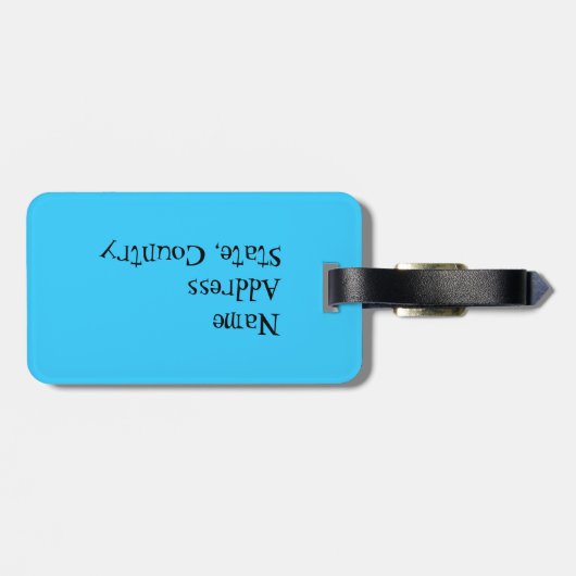 Ik hou van mijn Basset Hond Bagagelabel (Achterkant horizontaal)