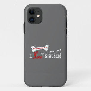 Ik hou van mijn Basset Hond iPhone 11 Hoesje