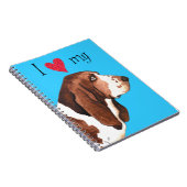 Ik hou van mijn Basset Hond Notitieboek (Rechterzijde)