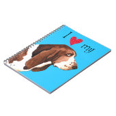 Ik hou van mijn Basset Hond Notitieboek (Linkerzijde)