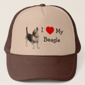 Ik hou van mijn beagle Cute Dog Pet (Voorkant)