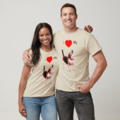 Ik hou van mijn Beagle-hond T-shirt (Unisex)