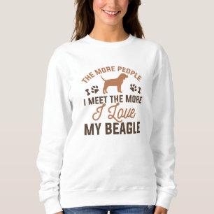 Ik hou van mijn beagle trui