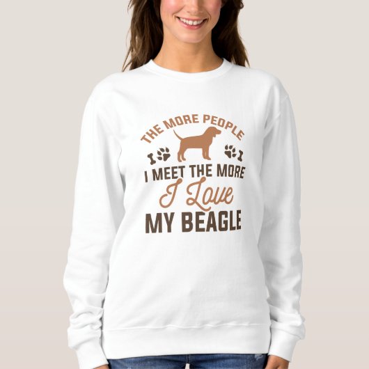 Ik hou van mijn beagle trui (Voorkant)