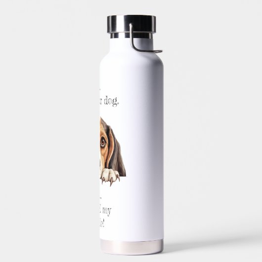 Ik hou van mijn Beagle! Waterfles (Links)