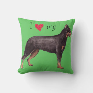 Ik hou van mijn Beauceron Kussen