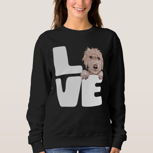 Ik hou van mijn Bedlington Terrier Dog Trui (Voorkant)