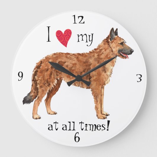 Ik hou van mijn Belgische Laken Grote Klok (Voorkant)