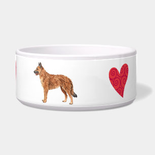 Ik hou van mijn Belgische Laken Voerbakje