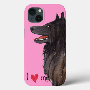 Ik hou van mijn Belgische Sheepdog Case-Mate iPhone Case