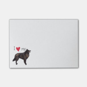 Ik hou van mijn Belgische Sheepdog Post-it® Notes