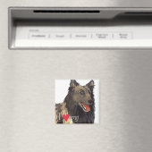 Ik hou van mijn Belgische Tervuren Magneet (Insitu (Vaatwasser))