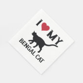 Ik hou van mijn Bengaalse kat Servet (Hoek)