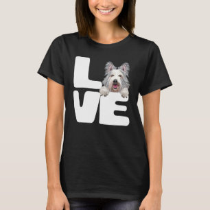 Ik hou van mijn Berger Picard-hond T-shirt