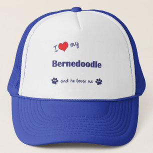 Ik hou van mijn Bernedole (Mannelijke hond) Trucker Pet