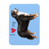 Ik hou van mijn Bernese Mountain Dog Magneet (Verticaal)