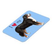 Ik hou van mijn Bernese Mountain Dog Magneet (Linkerzijde)