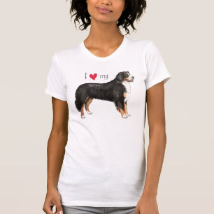 Ik hou van mijn Bernese Mountain Dog T-shirt