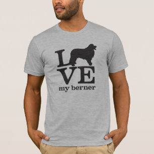 Ik hou van mijn Bernese Mountain Dog T-shirt