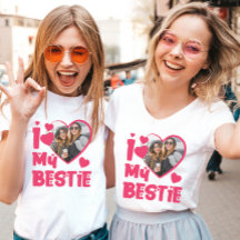 Ik hou van mijn beste aangepaste foto hartvormig o