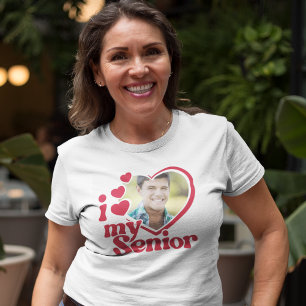 Ik hou van mijn beste Afstudeerder Foto Aangepast T-shirt
