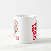 Ik hou van mijn beste foto op maat koffiemok (Center)