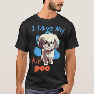 Ik hou van mijn beste Hondenliefhebber poosnoer. T-shirt