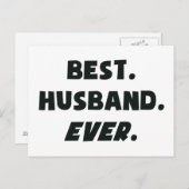 Ik hou van mijn beste man ooit briefkaart (Voorkant / Achterkant)