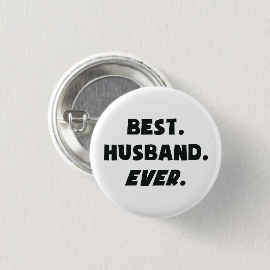 Ik hou van mijn beste man ooit ronde button 3,2 cm (Voorkant /achterkant)